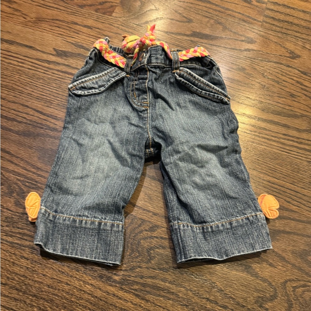 Gymboree Kids Denim Jeans with Orange Details